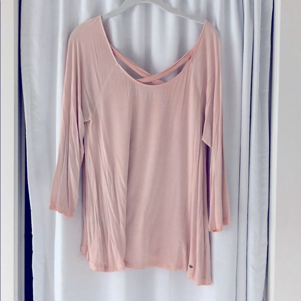 American Eagle soft and sexy blush pink top